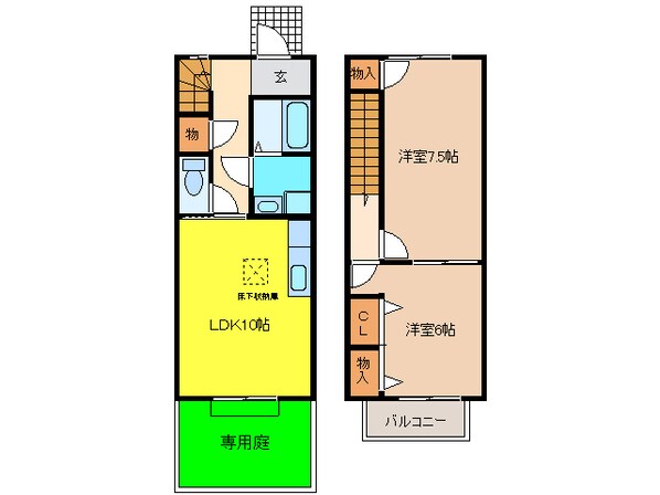 ベルテ斉東の物件間取画像